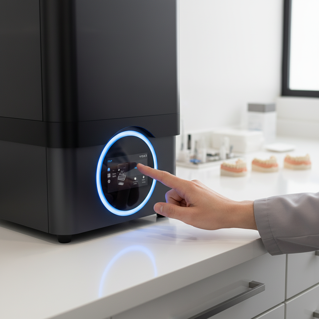 Impresora 3D dental AcuFab F1 en clínica — Aldrascan