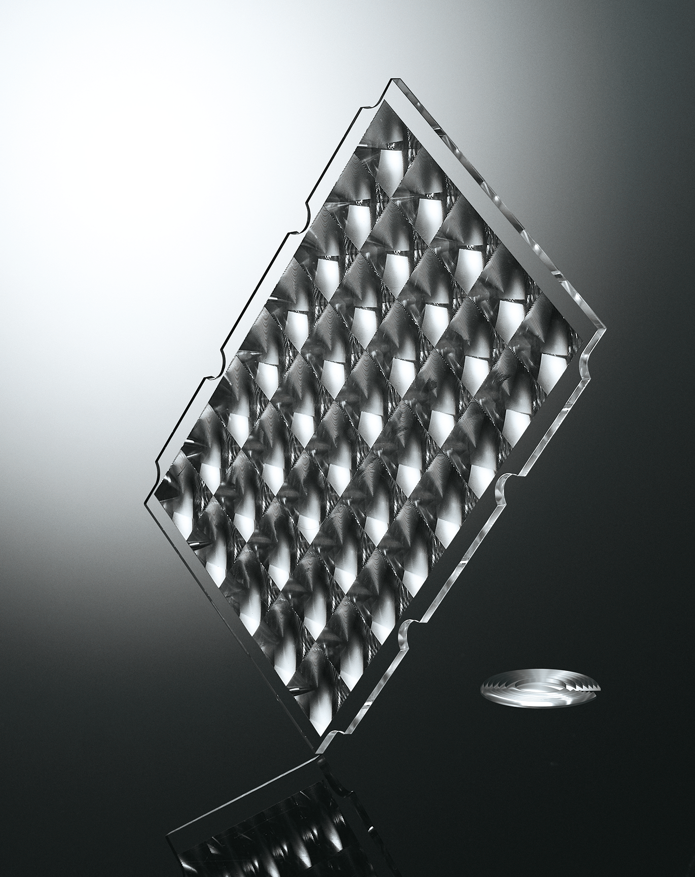 Panel LCD interno de la Lilivis Print — tecnología MSLA